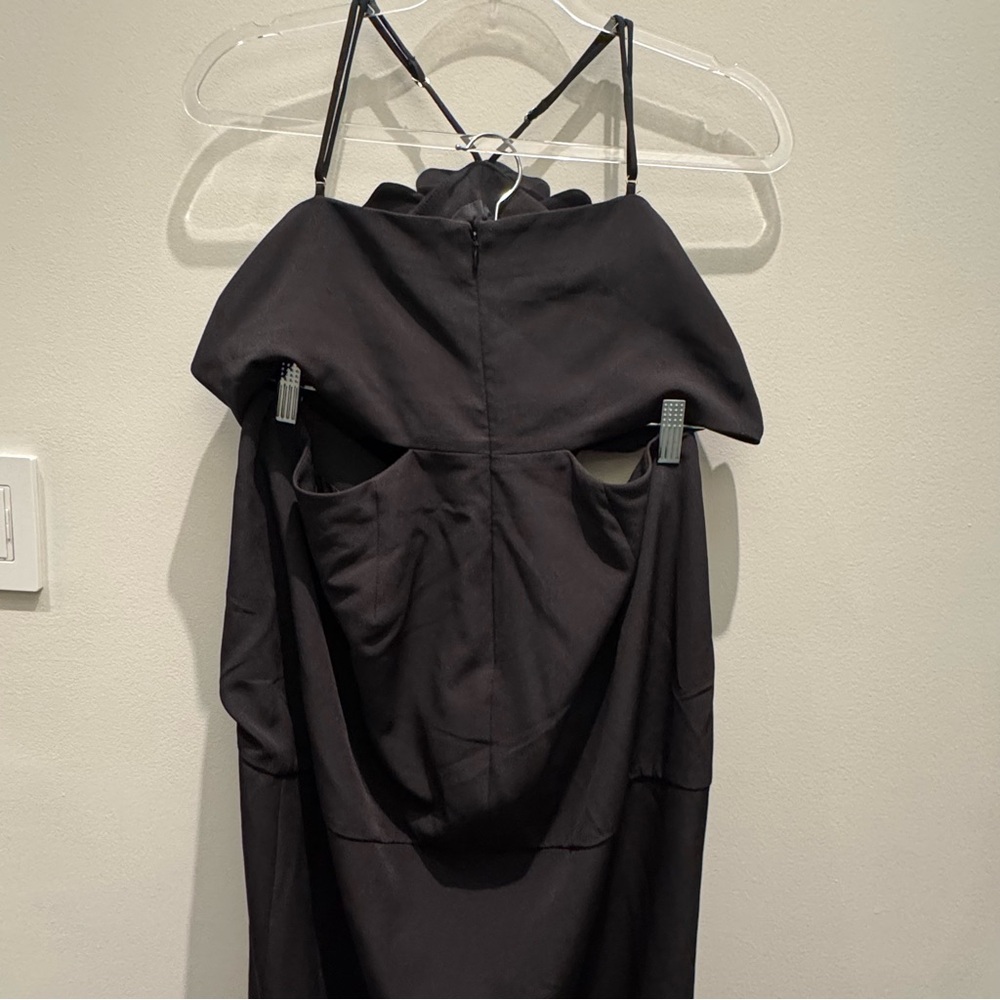 Lovers and Friends Artemis Flower Cut Out Gown in Black Size Large - Picture 7 of 15